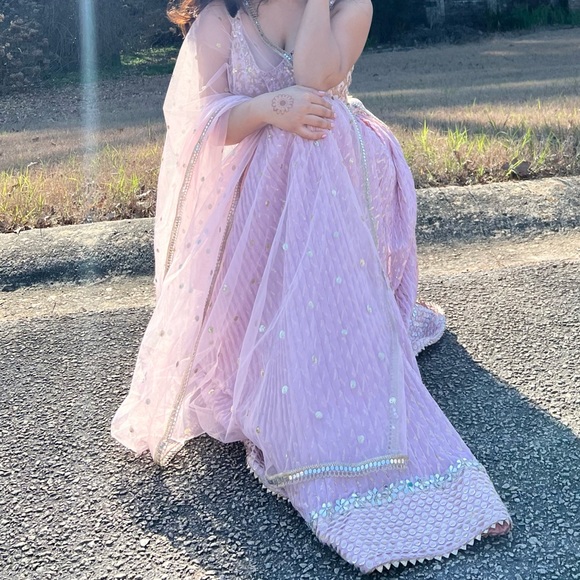 Pink Lehenga - Picture 2 of 9